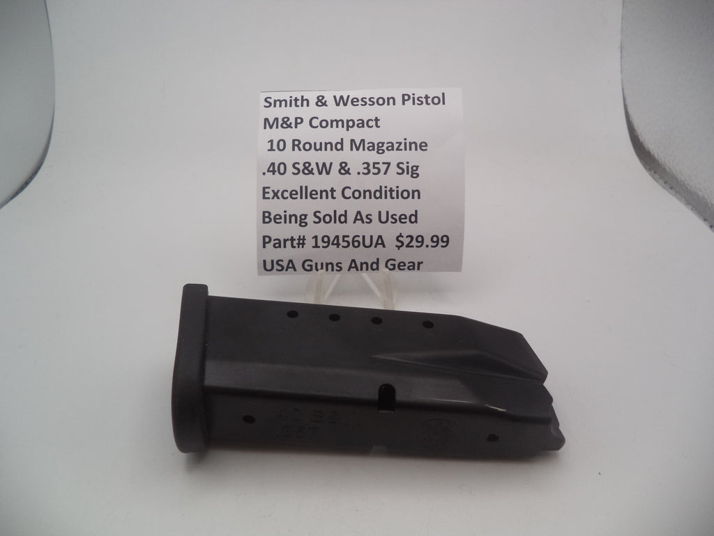 S&WM&P .40  and .357 Sig Compact 10 Round Magazine 19456UA