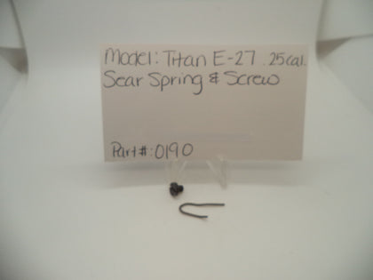 0190 F.I.E. Titan Model E-27 Lever Spring & Screw .25 Cal