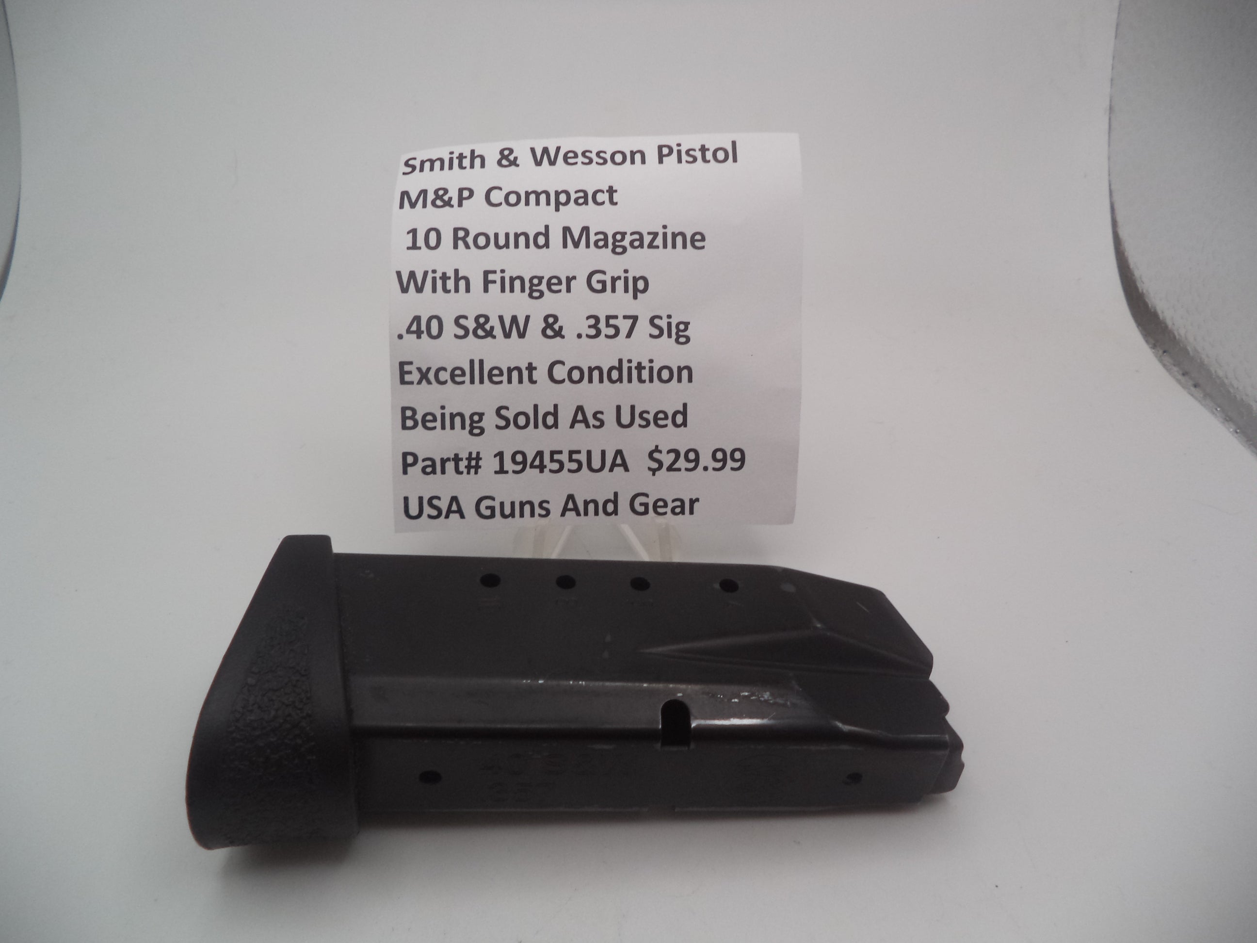 S&W M&P .40  and .357 Sig Compact 10 Round Magazine 19455UA