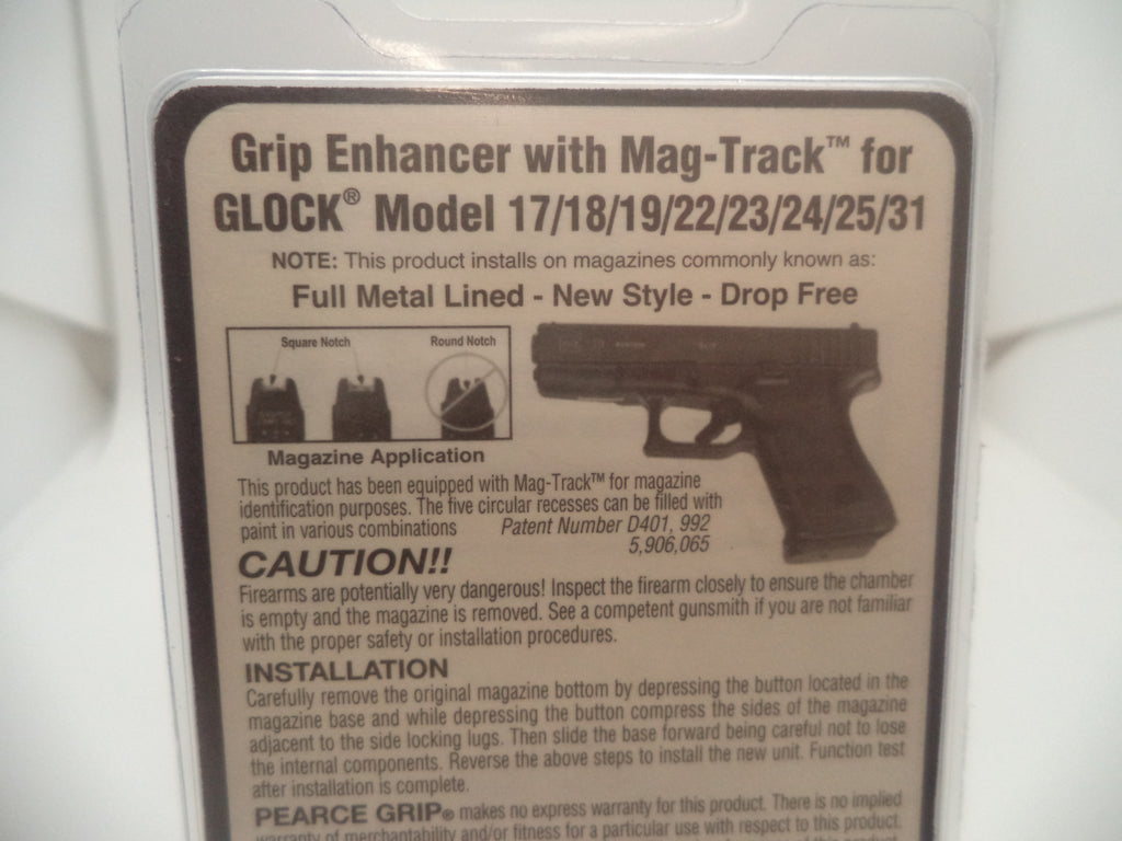 Pearce Grip Enhancer with Mag-Track For Pistols  #PG-FML