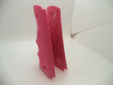 45007 Hogue Wraparound Pink Rubber Grips with Finger Grooves 1911 Government