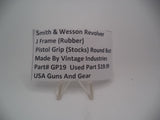 GP19 Smith & Wesson Revolver J Frame Rubber Pistol Grip Round Butt Used