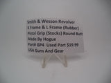 GP4 Smith & Wesson K & L Frame Rubber Pistol Grip Round Butt Used