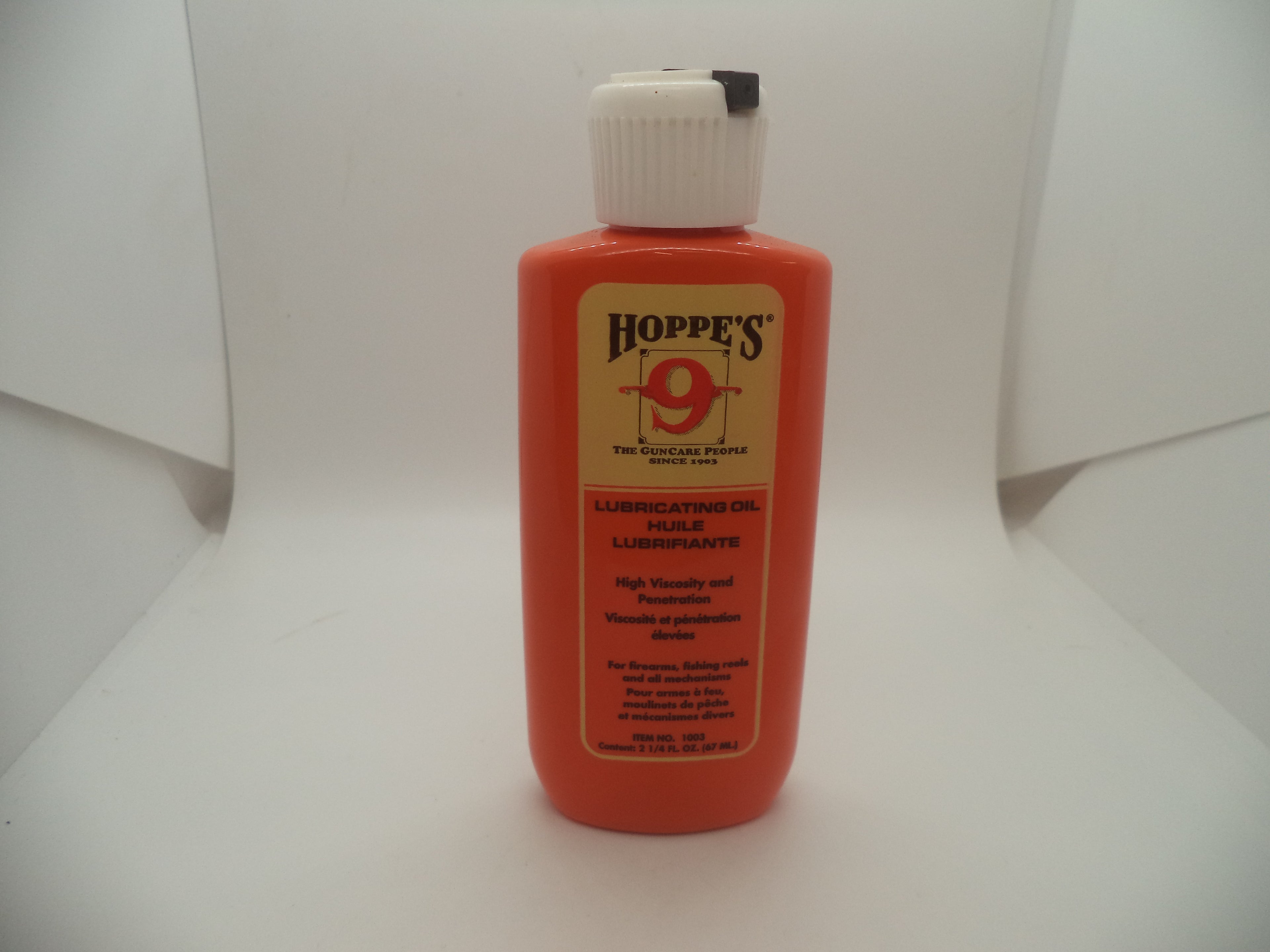 Hoppe's No.9 Lubricating Oil 2.25 oz Squeeze Bottle - Premium Gun Oil