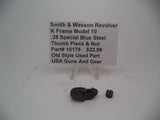 10179 Smith & Wesson K Frame Model 10 Used Thumb Piece & Nut Blue Steel .38 Special