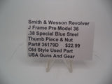 36179D Smith & Wesson J Frame Model 36 Used Thumb Piece & Nut .38 Special