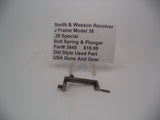 3645 Smith & Wesson Revolver J Frame Model 36 .38 Special Bolt Spring and Plunger Used