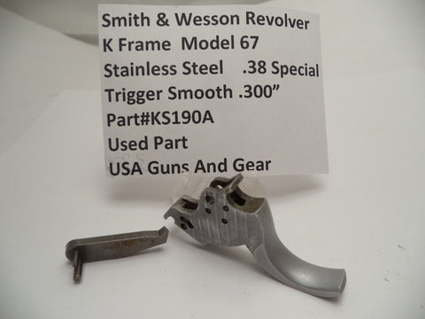 KS190A Smith & Wesson K Frame Model 67 .300" Trigger Assembly Used .38 Special