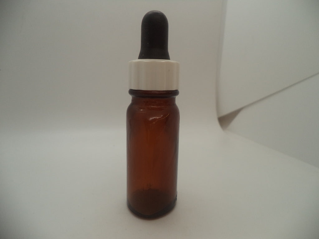 GD1 1/2 OZ Amber Glass Dropper With Box