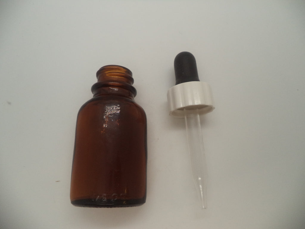 GD1 1/2 OZ Amber Glass Dropper With Box