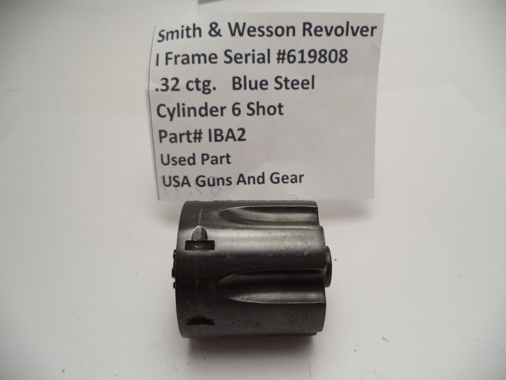 IBA2 Smith & Wesson Pre Model I Frame 6 Shot Cylinder Blue Used .32 ctg