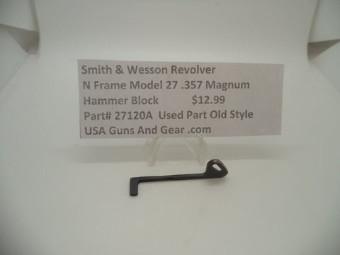 27120A Smith & Wesson N Frame Model 27 Used Hammer Block .357 Magnum