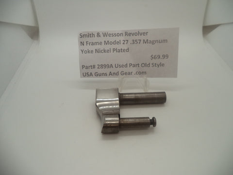 2899A Smith & Wesson N Frame Model 27 Used Yoke Nickel Plated .357 Magnum