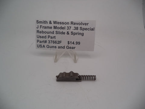 37662F Smith & Wesson Revolver J Frame Model 37 Rebound Slide & Spring Used