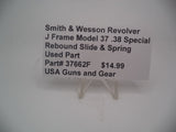 37662F Smith & Wesson Revolver J Frame Model 37 Rebound Slide & Spring Used