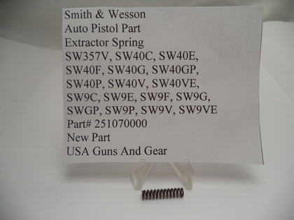 251070000 S & W Extractor Spring Pistols SW357 SW40 SW9 New Part