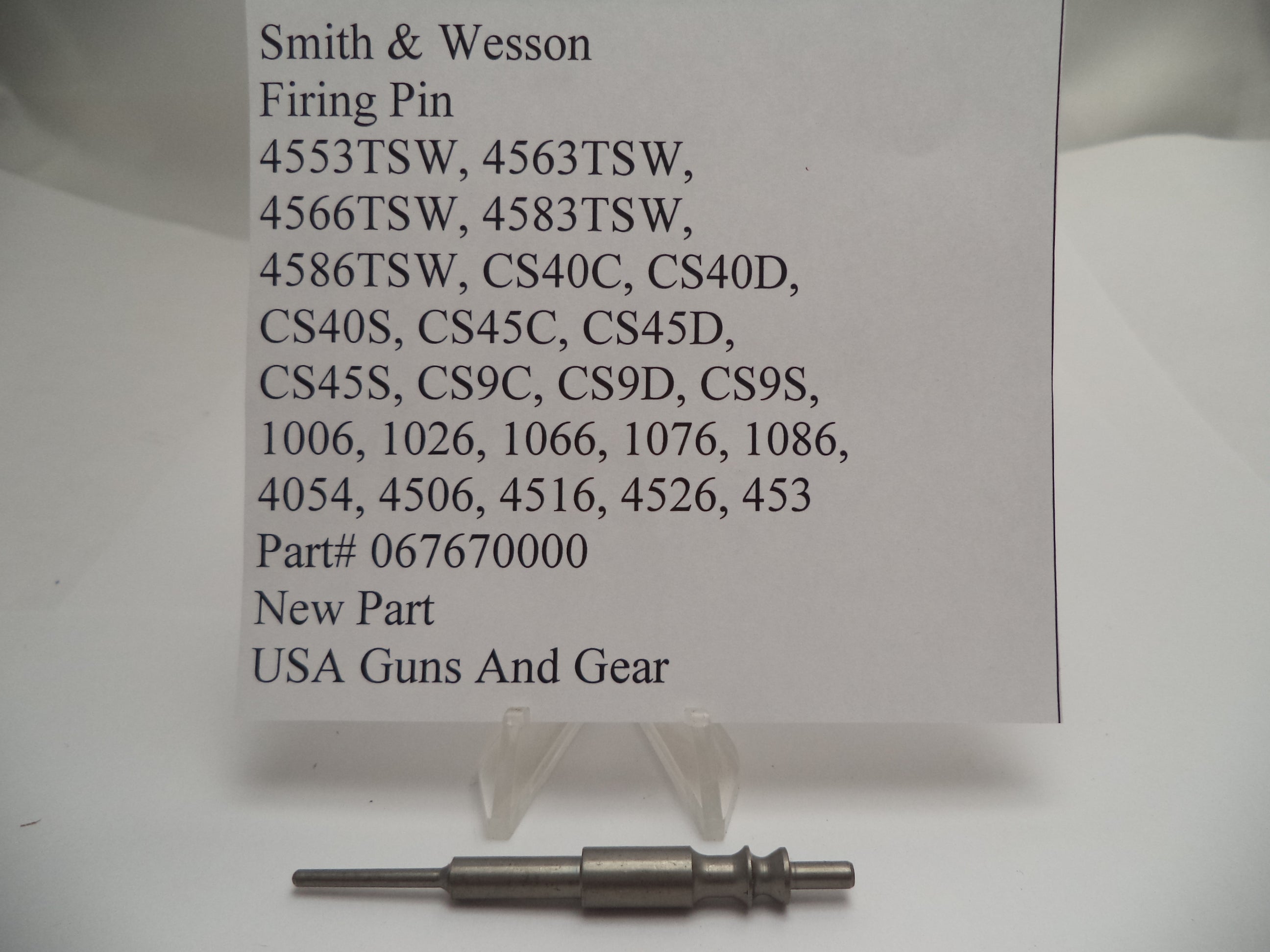 USA Guns And Gear - USA Guns And Gear Auto Pistols - Gun Parts Smith & Wesson - Smith & Wesson