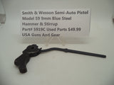 5919C Smith & Wesson Model 59 9MM Hammer & Stirrup Used Blue Steel
