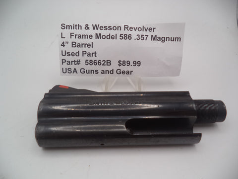 58662B Smith & Wesson L Frame Model 586 Used 4" Barrel .357 Magnum