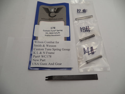 WC178 Wilson Combat Custom Tune Springs for Smith & Wesson K L N Frame New