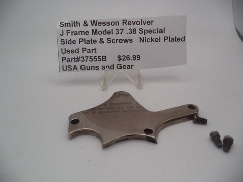 37555B Smith & Wesson  J Frame Models 37 Slide Plate & Screws Used