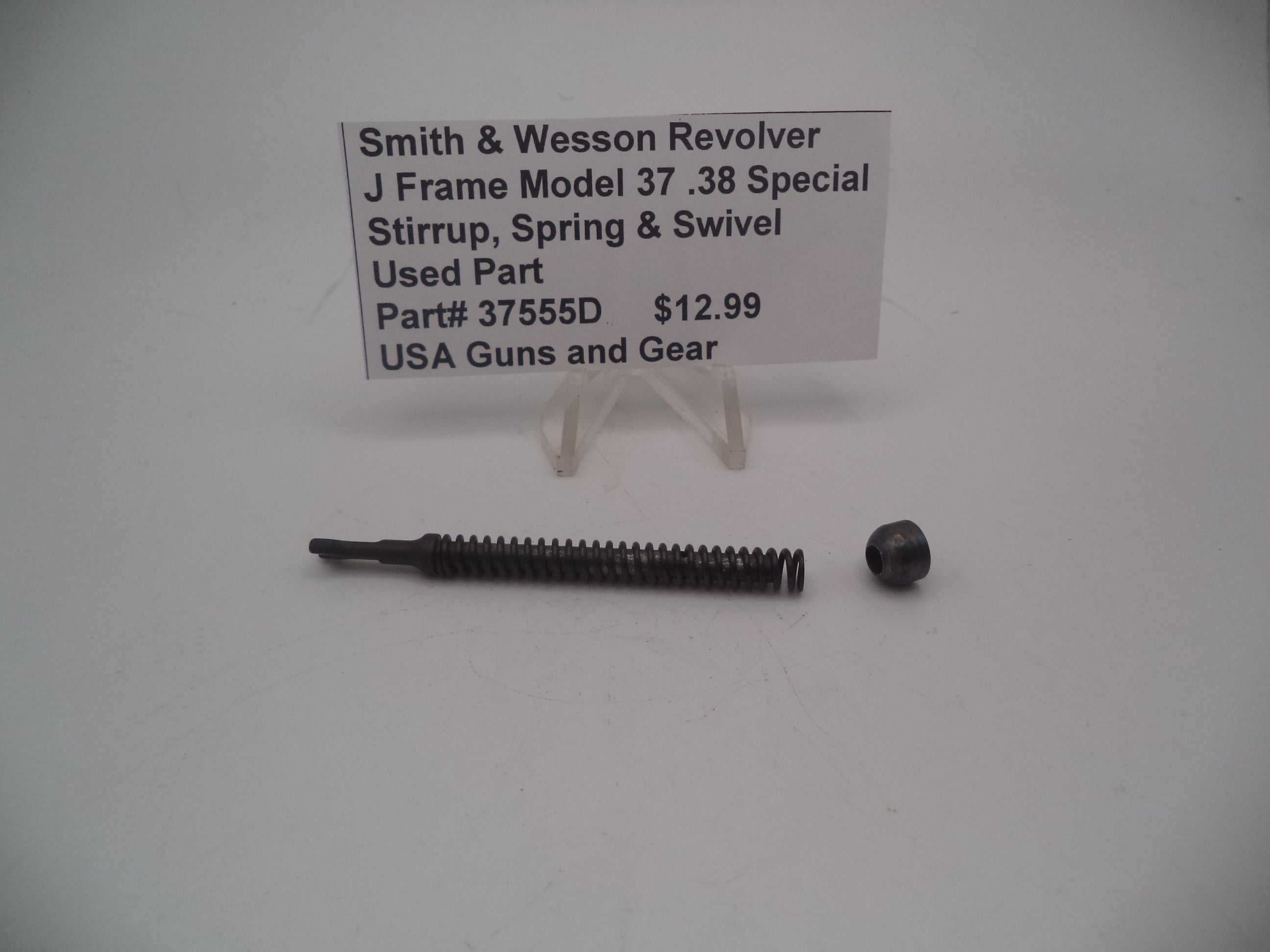 37555D Smith & Wesson J Frame Models 37 Stirrup, Spring & Swivel Used