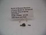37555H Smith & Wesson  J Frame Models 37 Cylinder Stop & Spring Used