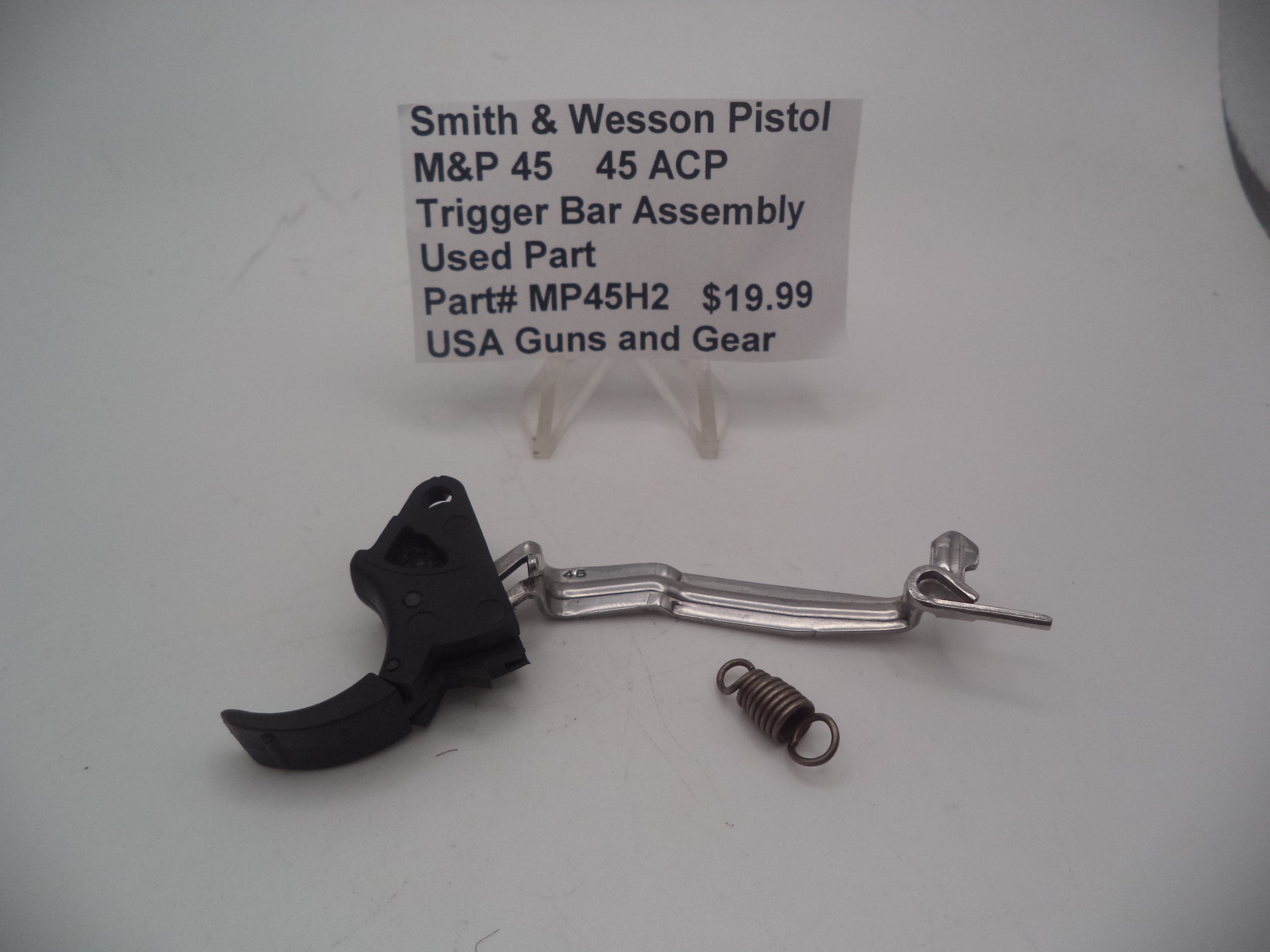 Smith & Wesson M&P .45 ACP Trigger Bar Assembly - Used OEM Part (Part #MP45H2)
