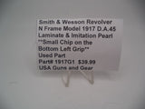 1917G1 Smith & Wesson Revolver N Frame Model 1917 Laminate & Imitation Pearl Grip D.A.45 Used