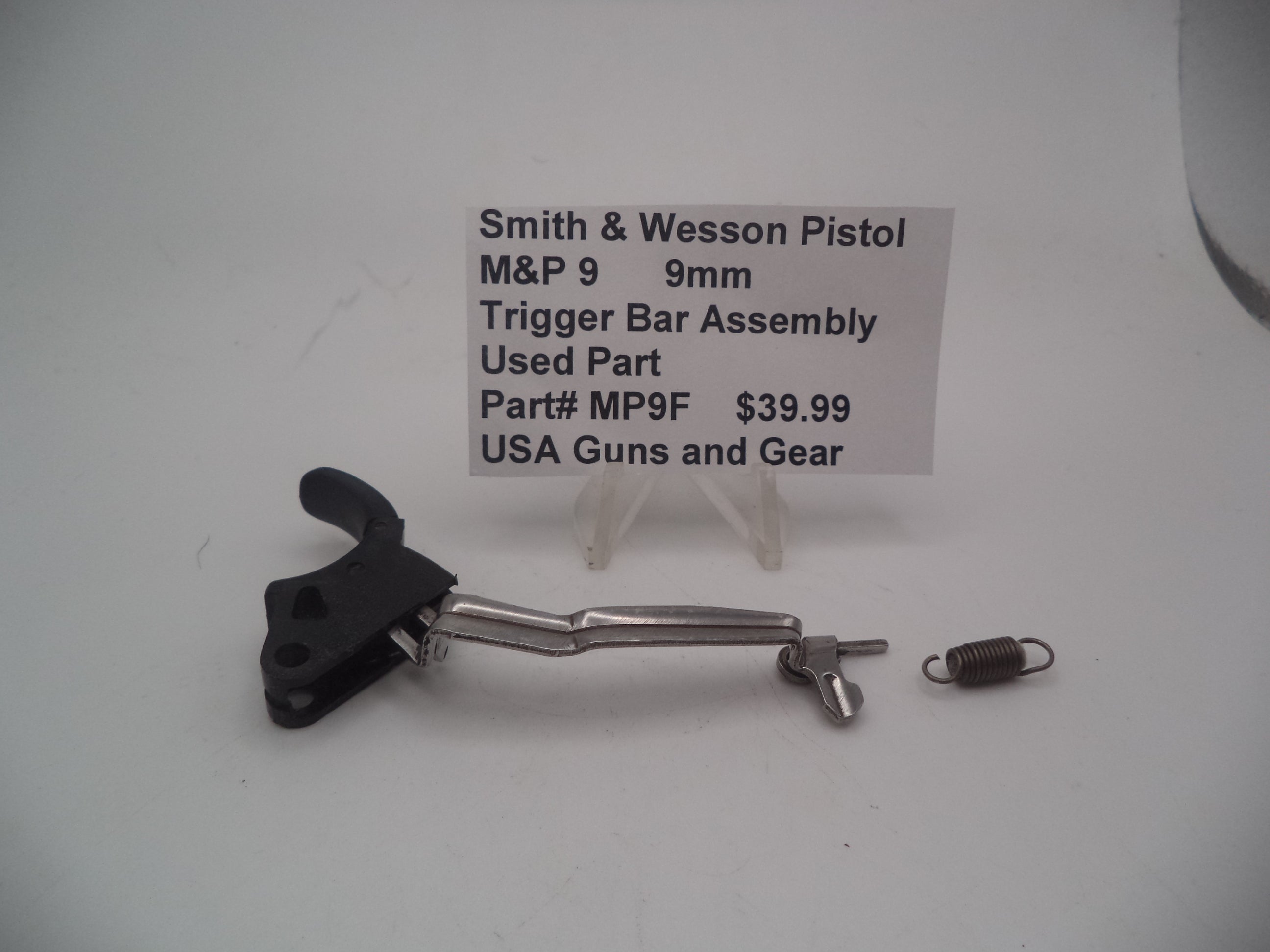 Smith & Wesson Pistol M&P 9 Trigger Bar Assembly Used Part MP9F