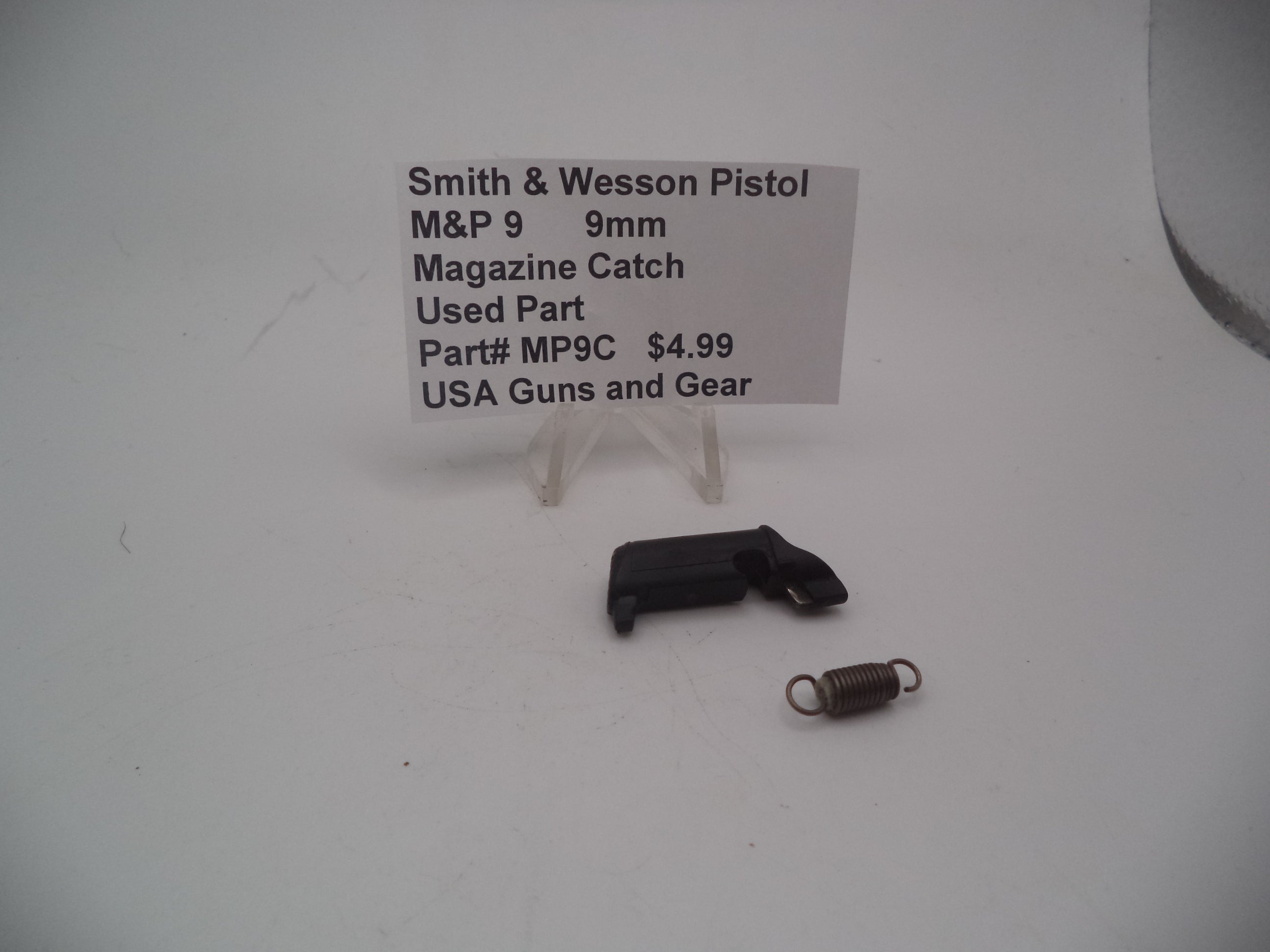 Smith & Wesson M&P 9mm Magazine Catch - Used OEM Part