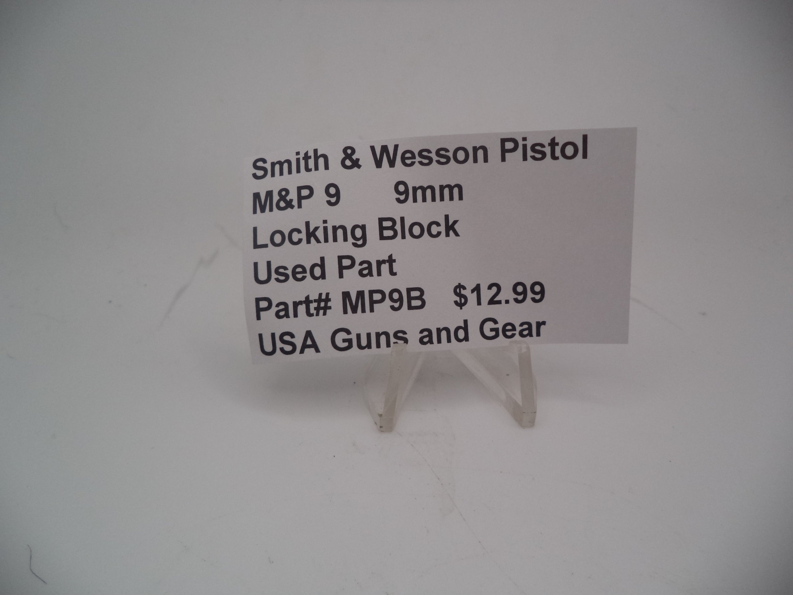 Smith & Wesson Pistol M&P 9 Locking Block Used Part MP9B
