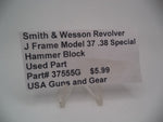 37555G Smith & Wesson J Frame Model 37 .38 Spl Hammer Block Used Parts Old Style