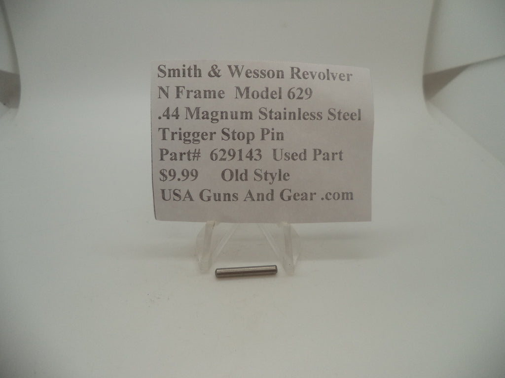 629143 Smith & Wesson N Frame Model 629 Trigger Stop Pin .44 Magnum