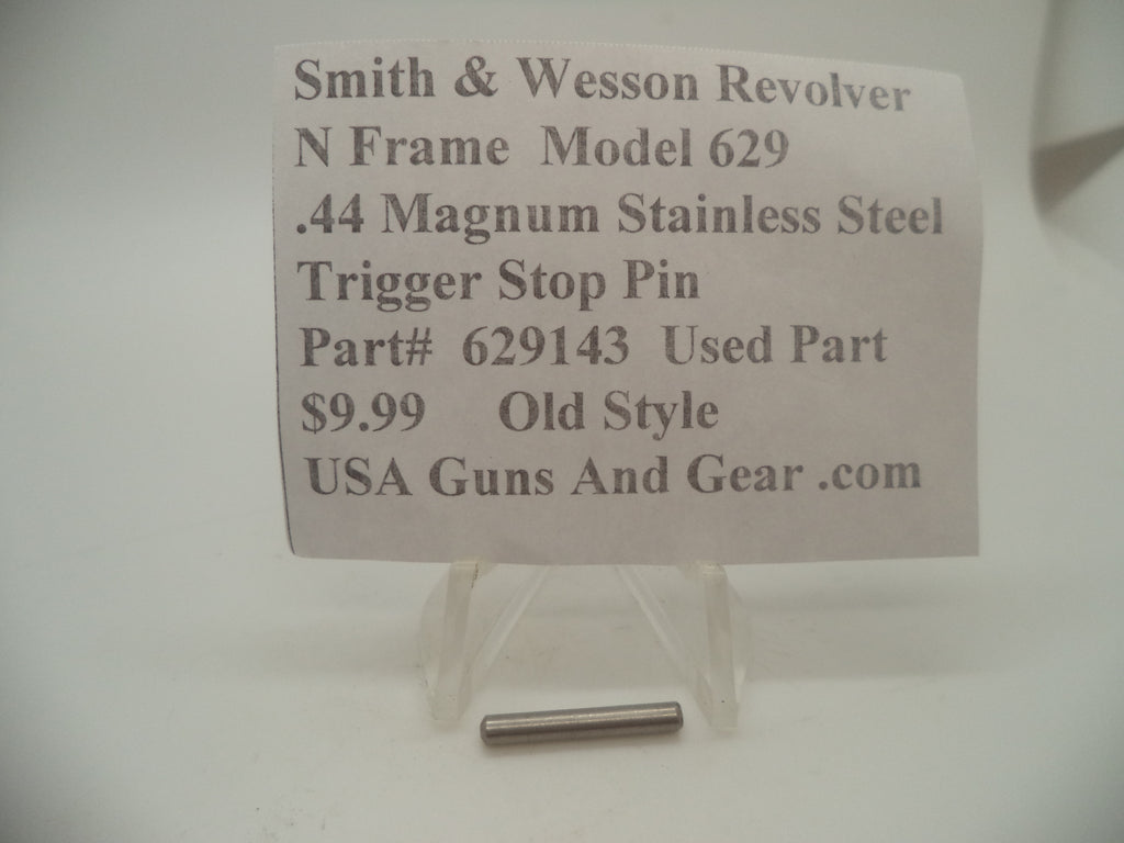 629143 Smith & Wesson N Frame Model 629 Trigger Stop Pin .44 Magnum