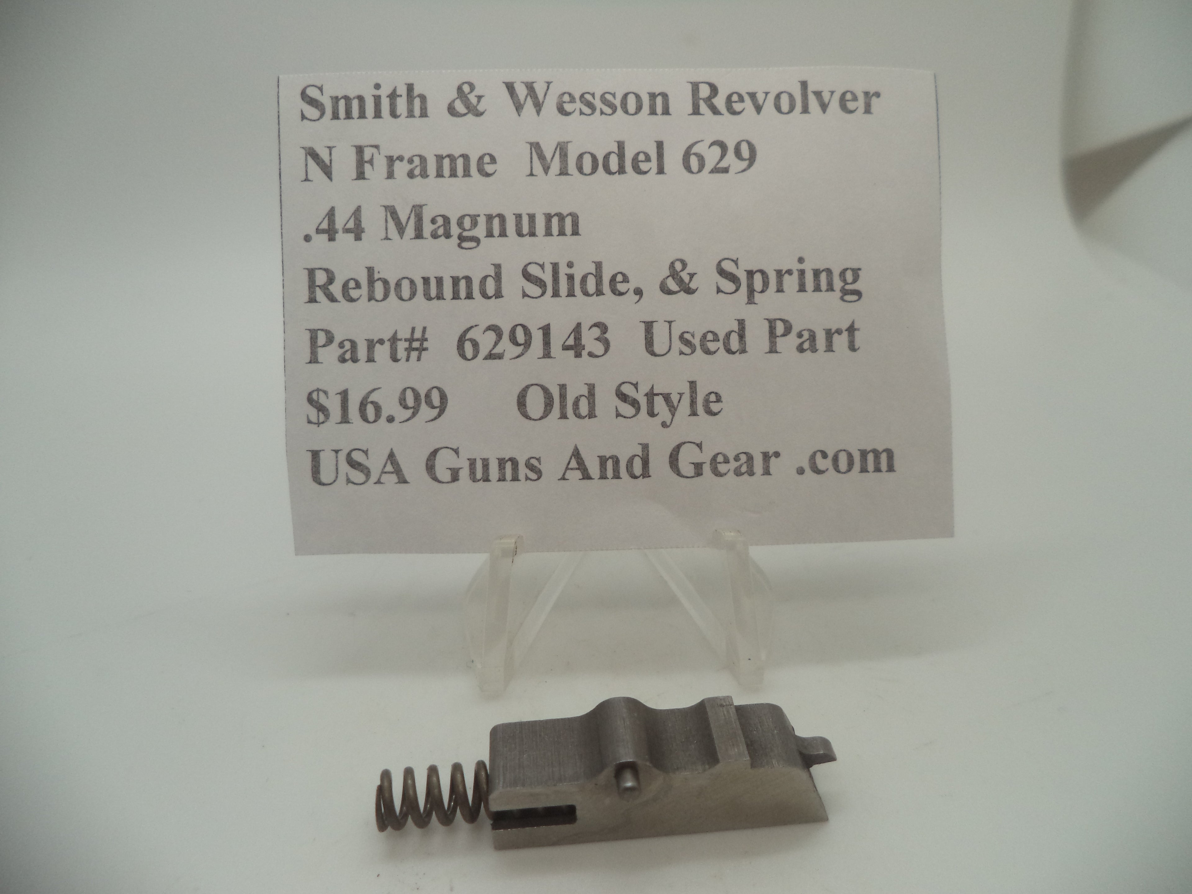 629143 Smith & Wesson N Frame Model 629 Rebound Slide & Spring .44 Magnum