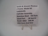 6063 Smith & Wesson J Frame Model 60  Lady Smith.38 Special Cylinder Assembly Used