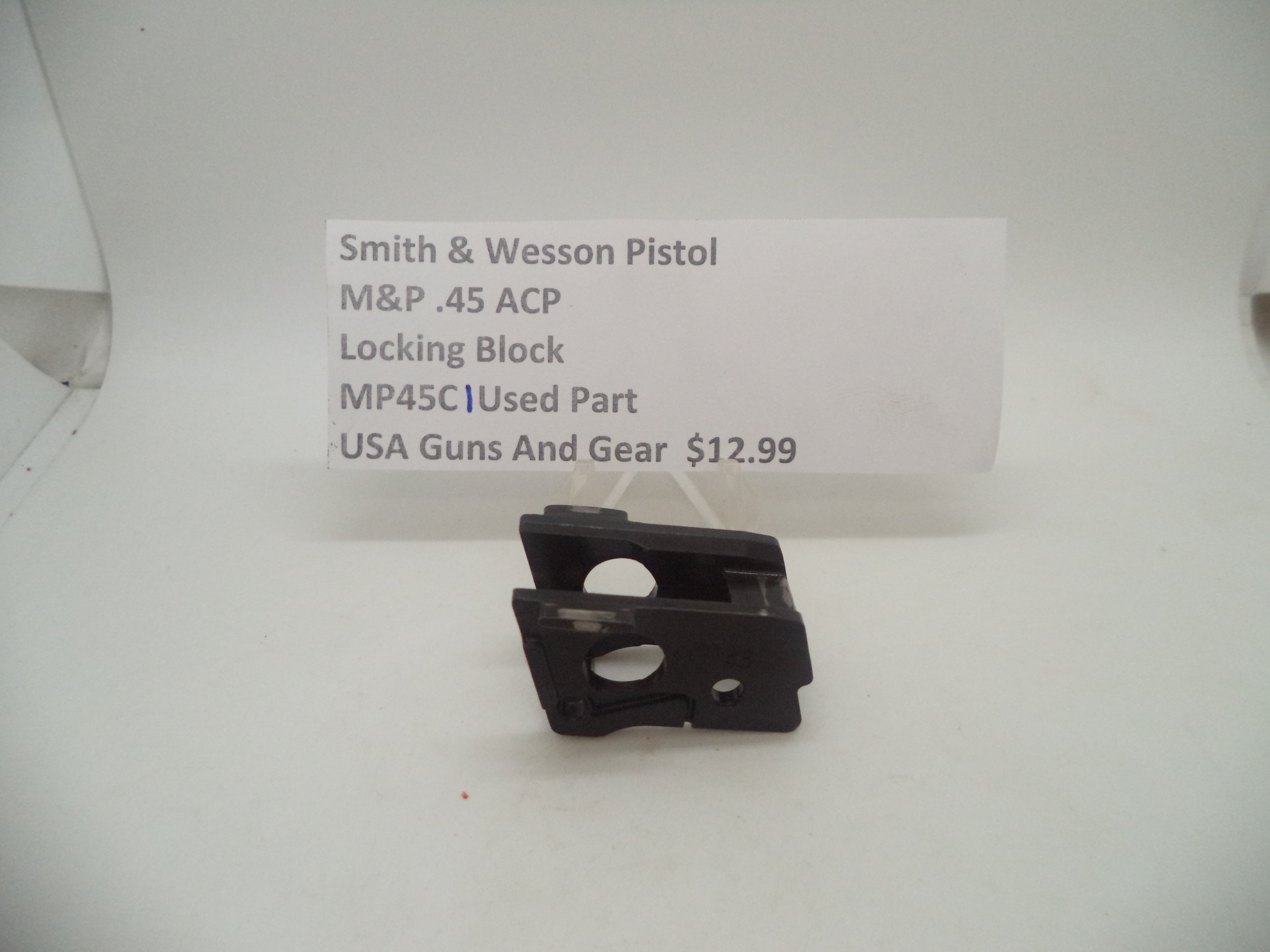 Smith & Wesson Pistol M&P 45 Locking Block Used Part .45 ACP MP45C1