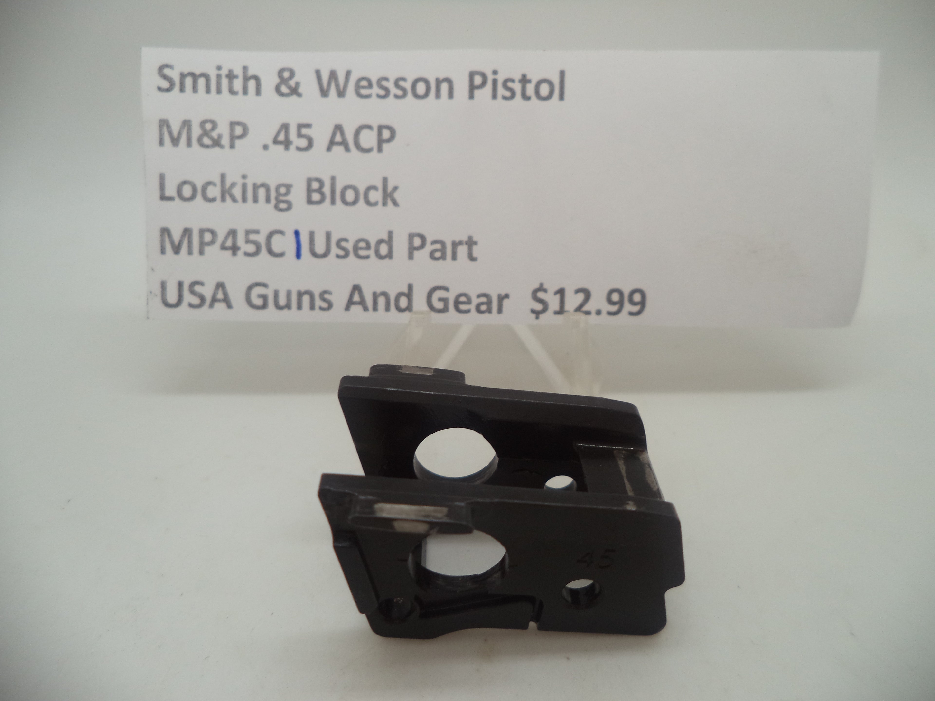 Smith & Wesson Pistol M&P 45 Locking Block Used Part .45 ACP MP45C1