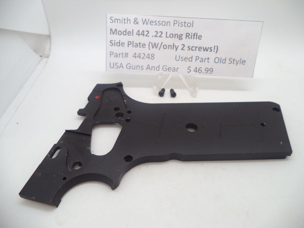 44248 Smith & Wesson Pistol Model 442 Side Plate with 2 Screws Only .22 LR