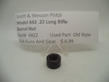 4422 Smith & Wesson Pistol Model 442 Barrel Nut Used .22 Long Rifle