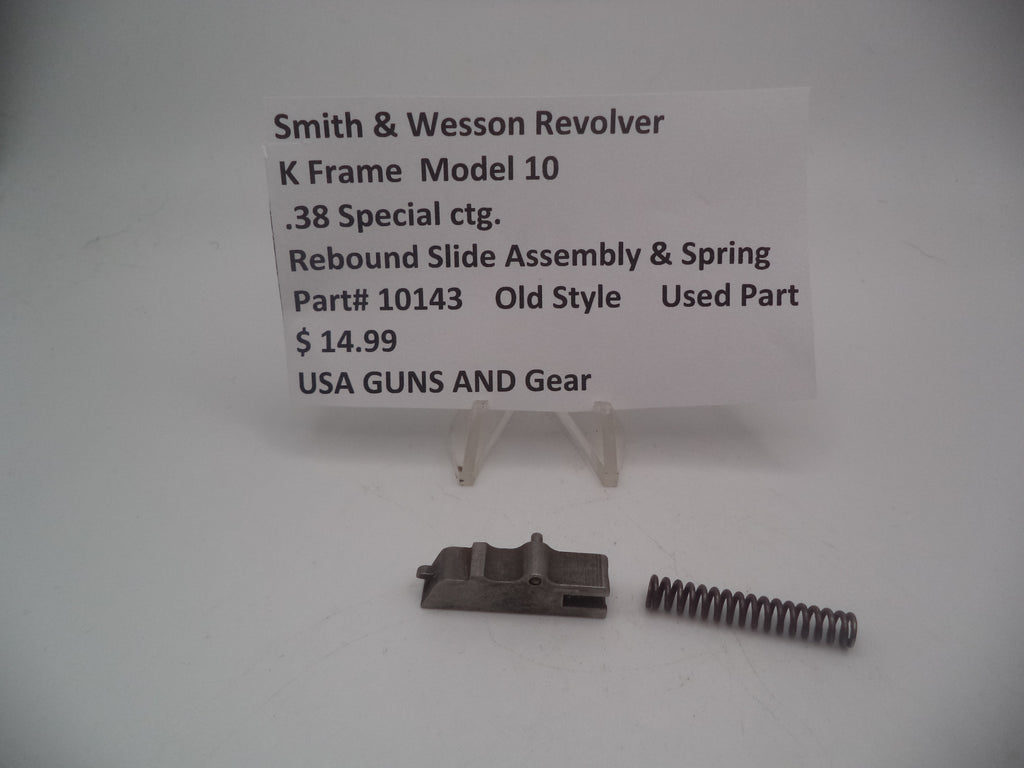 S&W K Frame Model 10 Rebound Slide & Spring | .38 Special | 10143