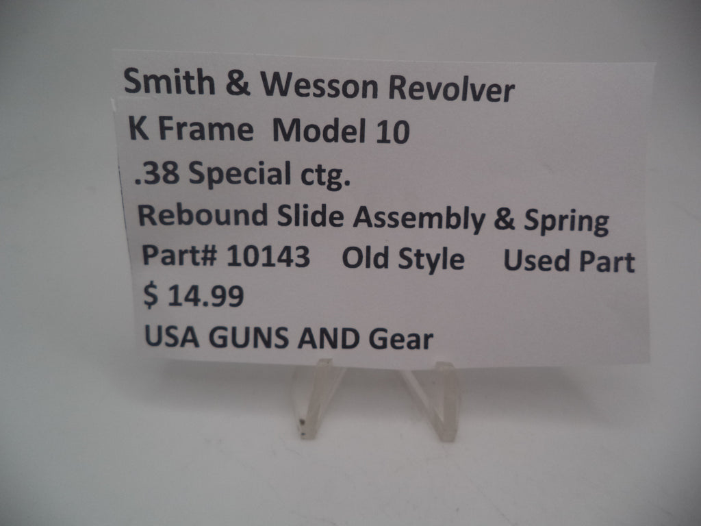 S&W K Frame Model 10 Rebound Slide & Spring | .38 Special | 10143