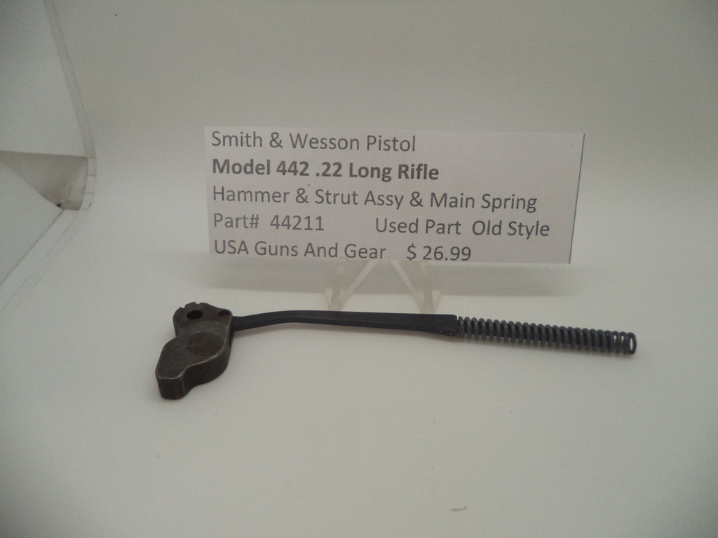 44211 Smith & Wesson Pistol Model 442 Hammer & Strut Assy & Main Spring