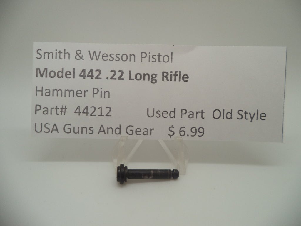 44212 Smith & Wesson Pistol Model 442 Hammer Pin Used .22 Long Rifle
