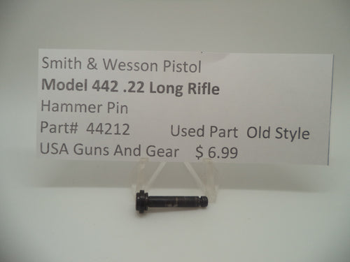 44212 Smith & Wesson Pistol Model 442 Hammer Pin Used .22 Long Rifle