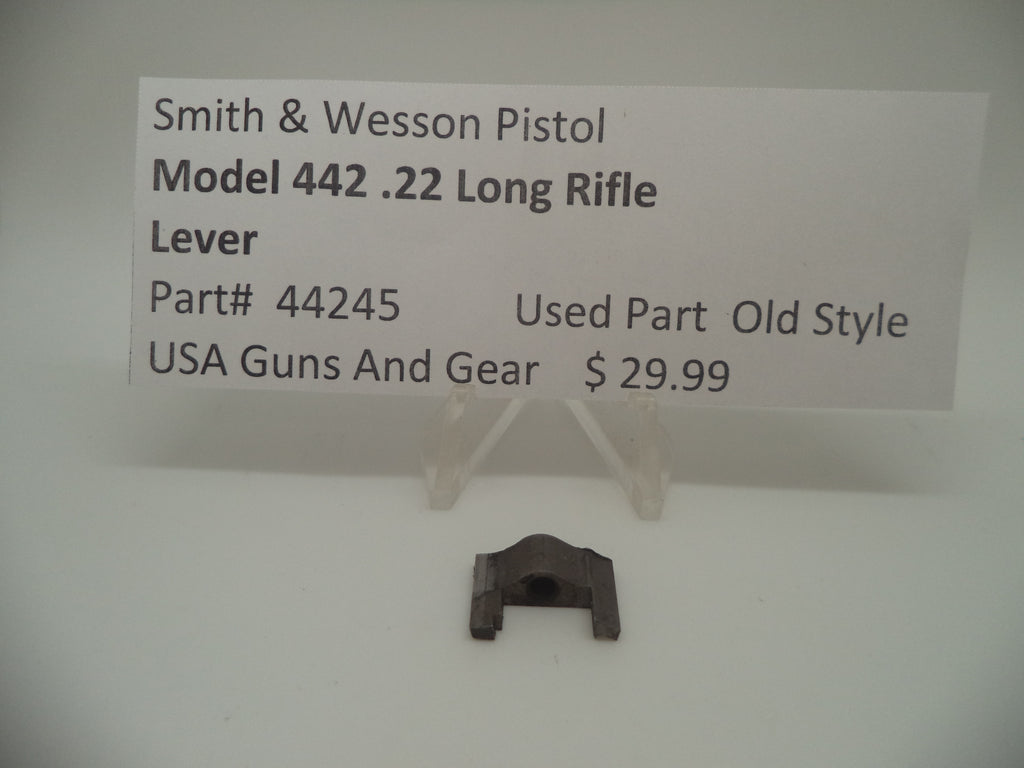 44245 Smith & Wesson Pistol Model 442 Lever Used .22 Long Rifle