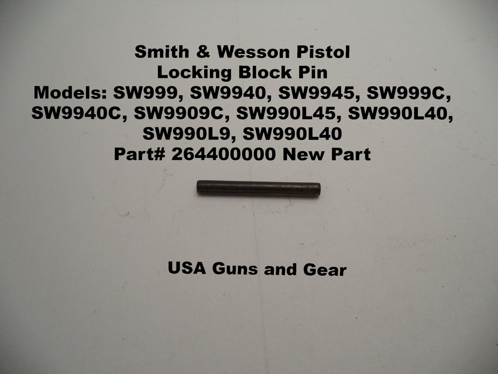 264400000 Smith & Wesson Pistol Locking Block Pin Fits Multiple Models