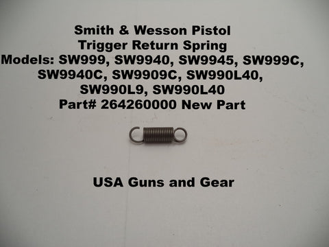264260000 Smith & Wesson Pistol Trigger Return Spring Fits Multiple Models