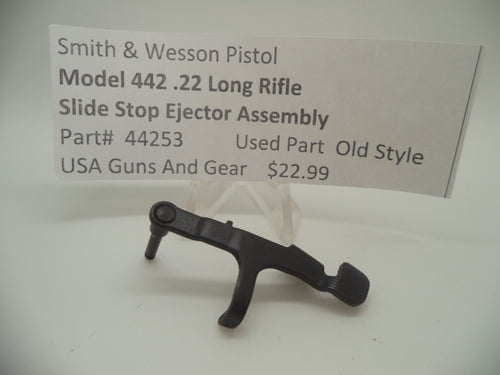 44253 Smith & Wesson Pistol Model 442 Slide Stop Ejector Assembly .22 LR